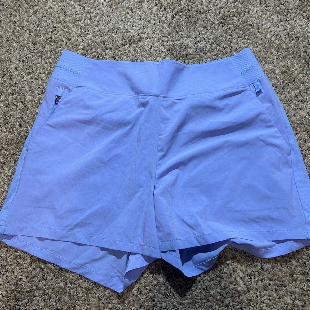 Athleta Purple Athletic Shorts Lightweight Moisture-Wicking Size 10